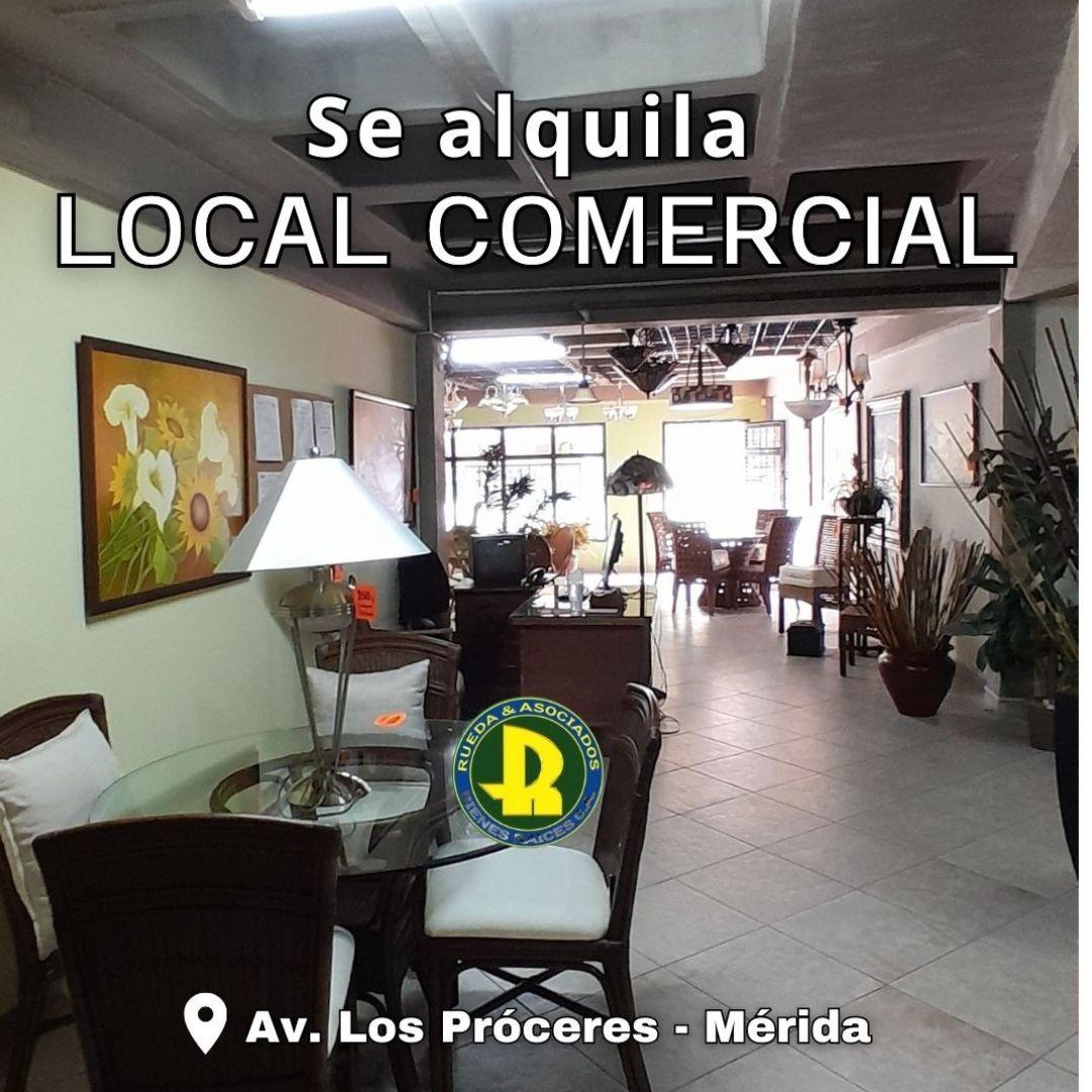 Se Alquila Local Comercial - Av. Los Próceres - Mérida - Estado Mérida